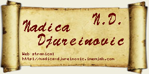 Nadica Đureinović vizit kartica